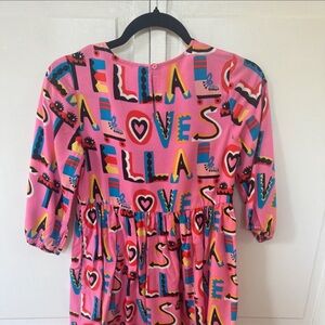 Stella McCartney Pink and Black Dolman Sleeve Sundress